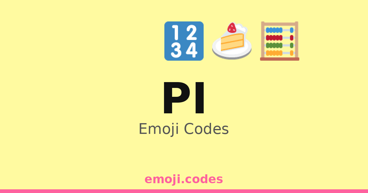 Pi Emoji Codes Ο β 237 Combinations to Copy & Paste