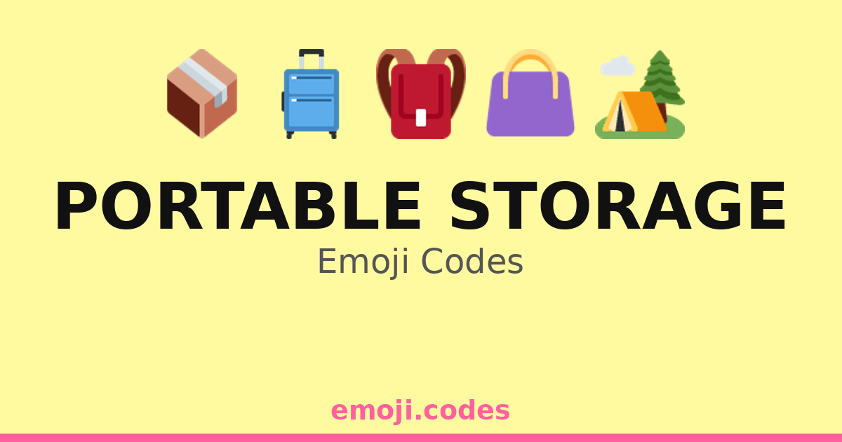 Storage Rack Emoji Portable Storage Emoji Codes ππ β 30 Combinations to Copy & Paste