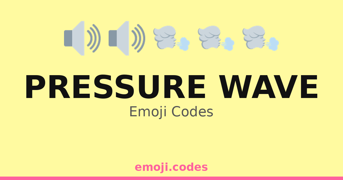 Pressure Wave Emoji Codes 🌊🌊🌪️🏖️ — 95 Combinations to Copy & Paste