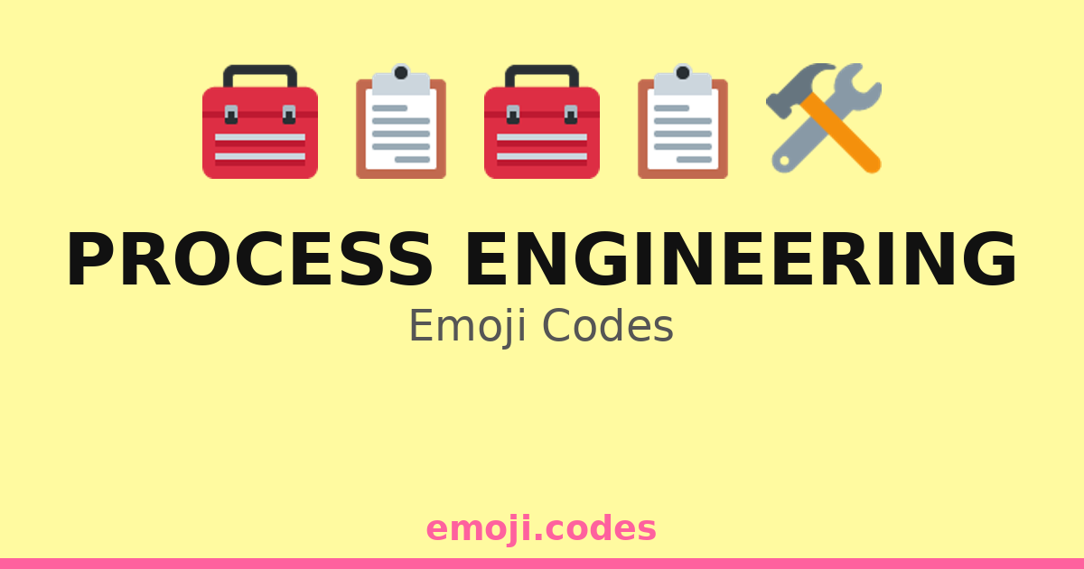 Project Method Emoji Process Engineering Emoji Codes π¨βπ¬π¬π§ͺβοΈ β 114 Combinations to Copy & Paste