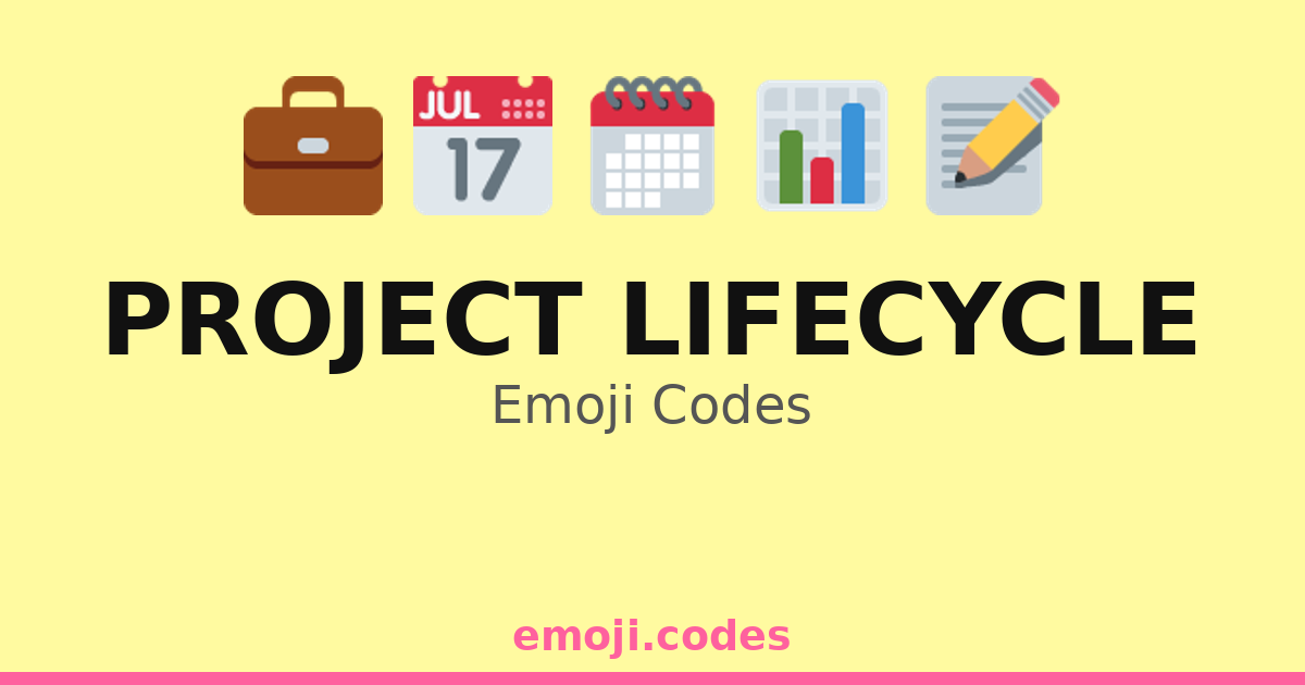 Project Method Emoji Project Lifecycle Emoji Codes π‘π οΈπ§π¨ β 128 Combinations to Copy & Paste
