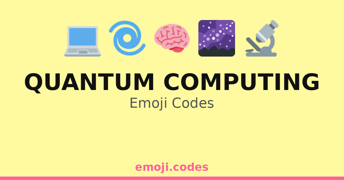 Computing Numbers Emoji Quantum Computing Emoji Codes ððĄðâïļ â 60 Combinations to Copy & Paste