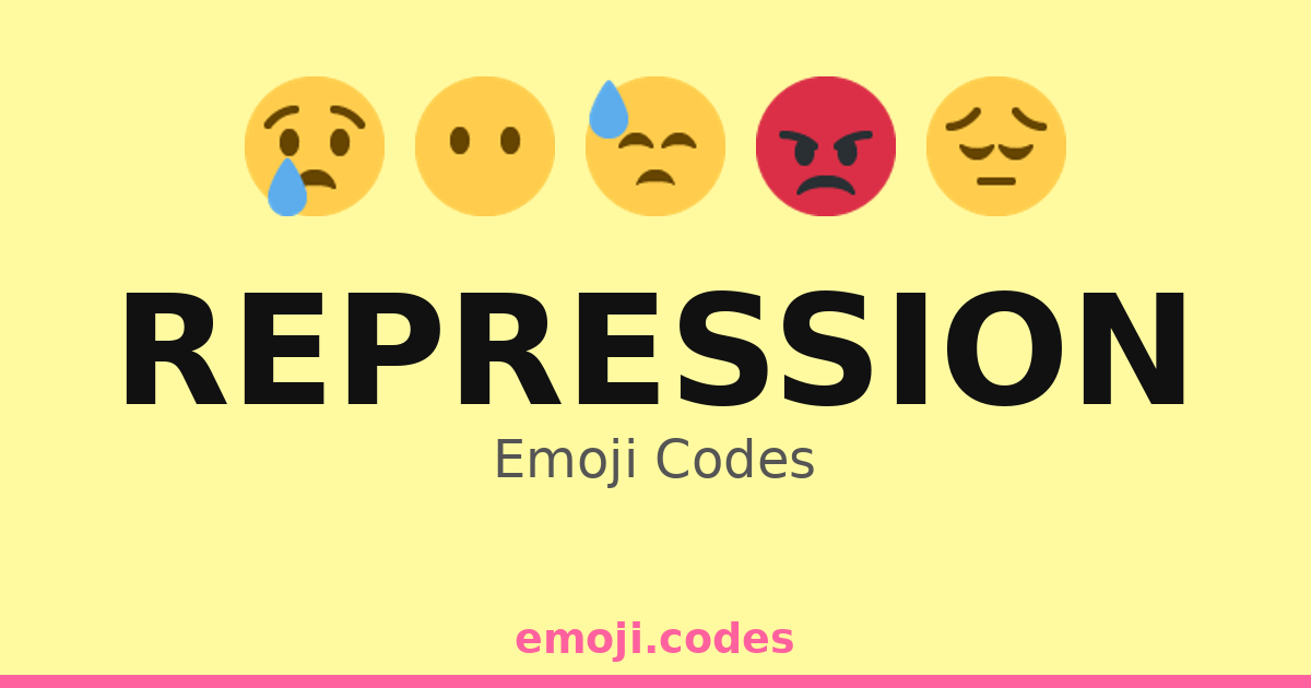 Repression Emoji Codes ๐๐งโ๐คโ๐ง๐ท โ 217 Combinations to Copy & Paste