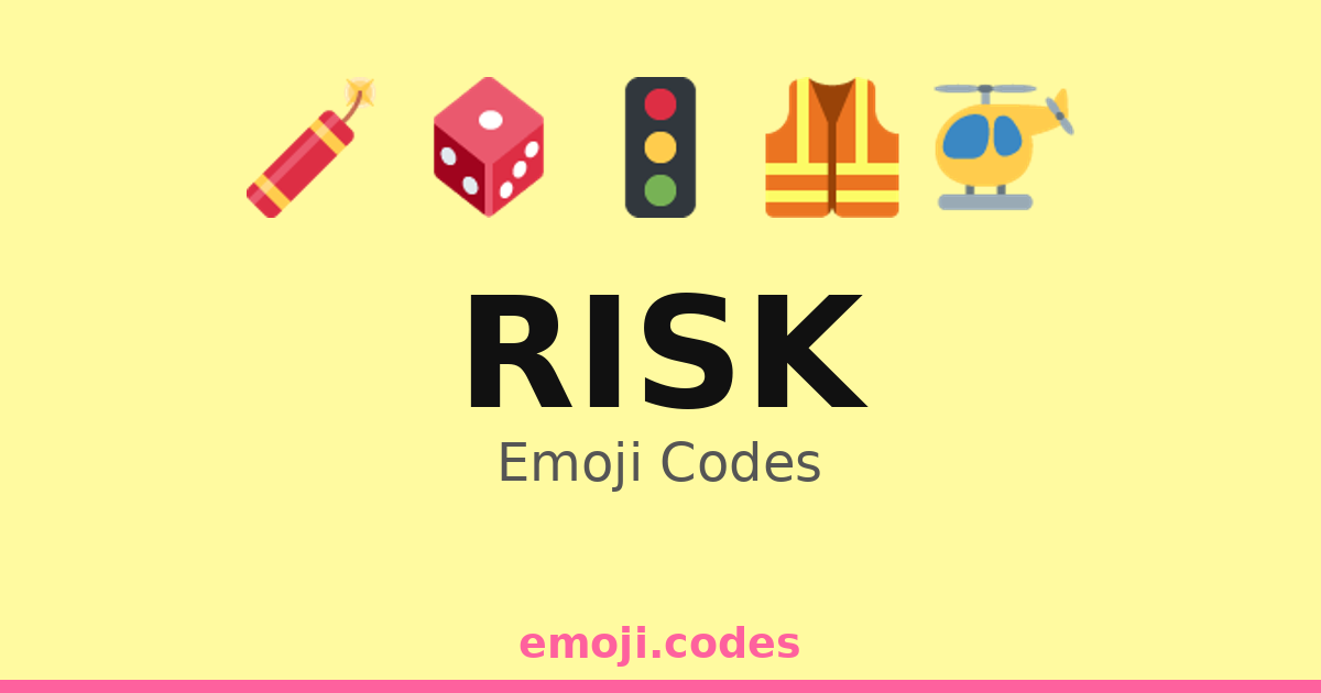 Key Risk Library Emoji Risk Emoji Codes πͺοΈβ‘π©οΈ β 227 Combinations to Copy & Paste