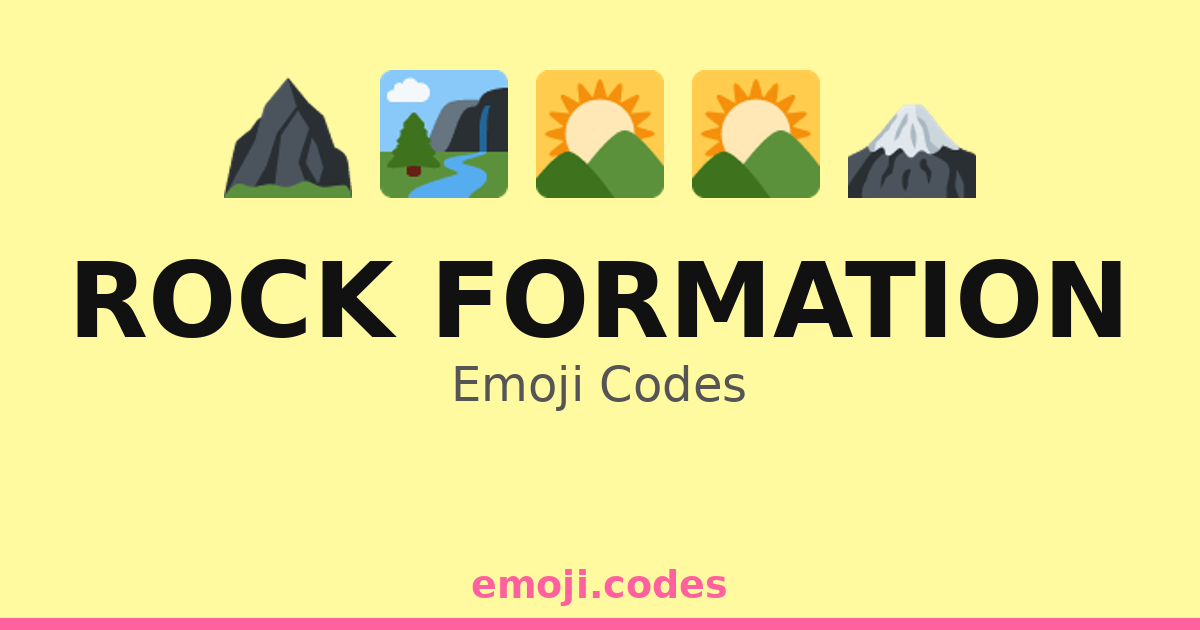 Project Management Rocks Emoji Rock Formation Emoji Codes ππͺ¨π² β 270 Combinations to Copy & Paste