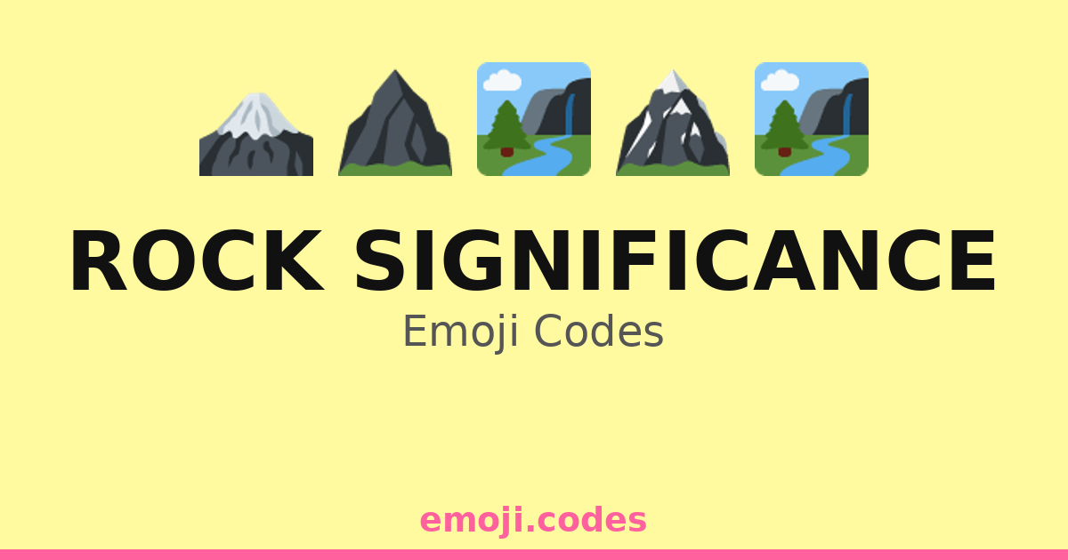 Project Management Rocks Emoji Rock Significance Emoji Codes ποΈπ§ββοΈπͺ¨ β 152 Combinations to Copy & Paste