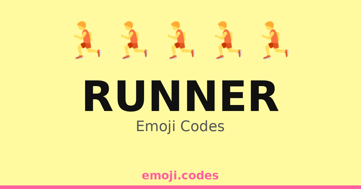 Runner Emoji Codes 🏃🌅🌄 — 286 Combinations to Copy & Paste