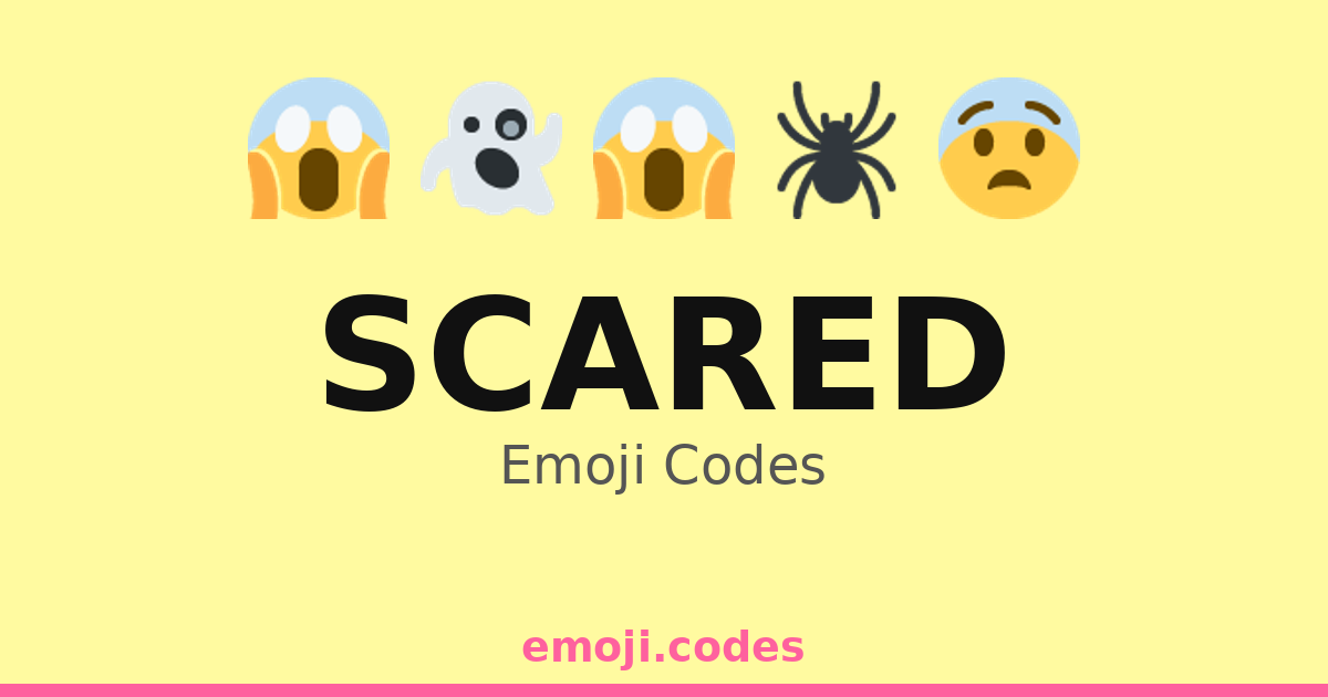 Code Black Scared Scared Emoji Codes 📞 — 500 Combinations to Copy & Paste