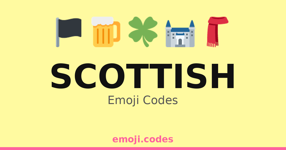 Scottish K Code Code Scottish Emoji Codes ππ΄ποΈ β 328 Combinations to Copy & Paste