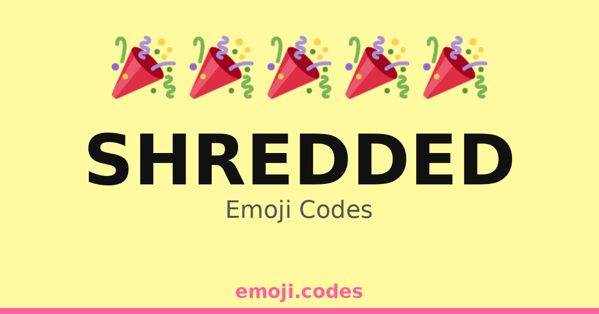 Shredded Emoji Codes 🍅🥗🔪🍽️ — 15 Combinations to Copy & Paste