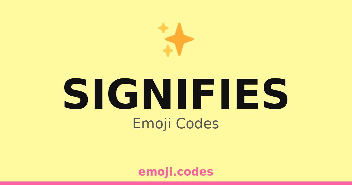 Signifies Emoji Codes 🎯🏆📌 — 60 Combinations to Copy & Paste