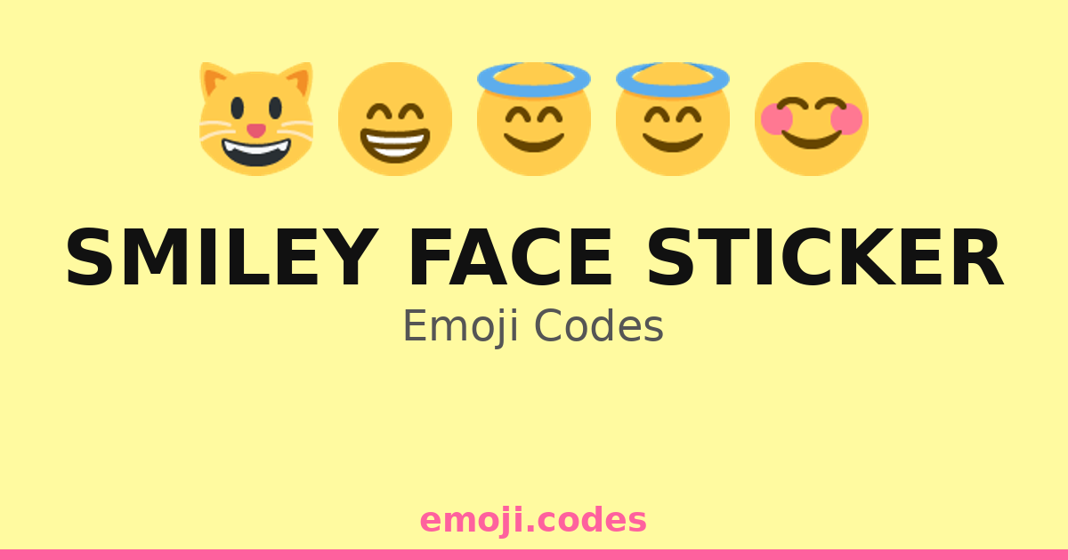 Smiley Face Copy Code Smiley Face Sticker Emoji Codes πππ β 48 Combinations to Copy & Paste