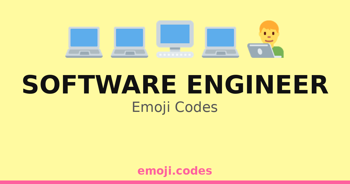Coding Agent Emoji Software Engineer Emoji Codes ๐จโ๐ป๐๐ฅ๏ธ๐ก โ 256 Combinations to Copy & Paste