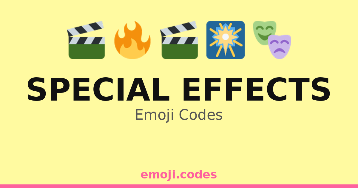 Special Effects Emoji Codes ๐๐ ๐๐ซ โ 255 Combinations to Copy & Paste