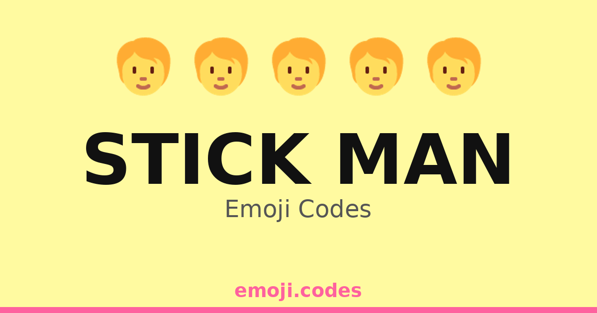 Stick Man Emoji Codes 🧑‍🏄‍♀️ — 50 Combinations to Copy & Paste