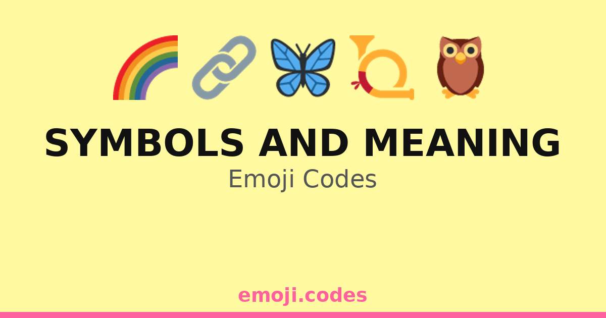 Symbols And Meaning Emoji Codes πππ· β 99 Combinations to Copy & Paste
