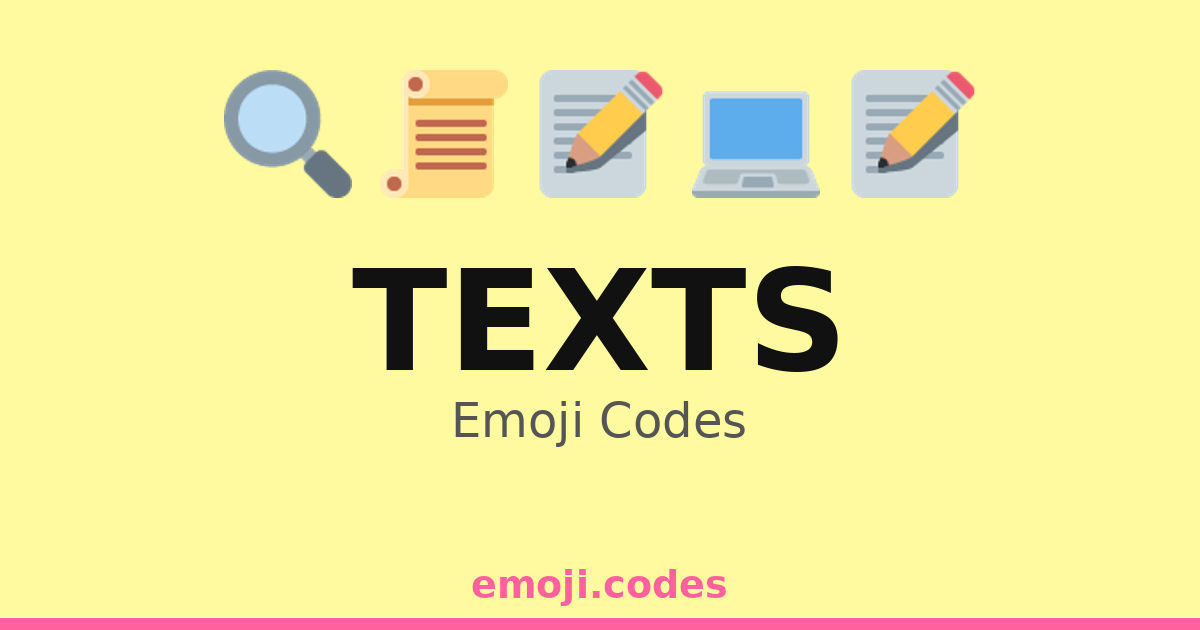 Emogie Text Texts Emoji Codes π»π₯οΈπ§ β 263 Combinations to Copy & Paste