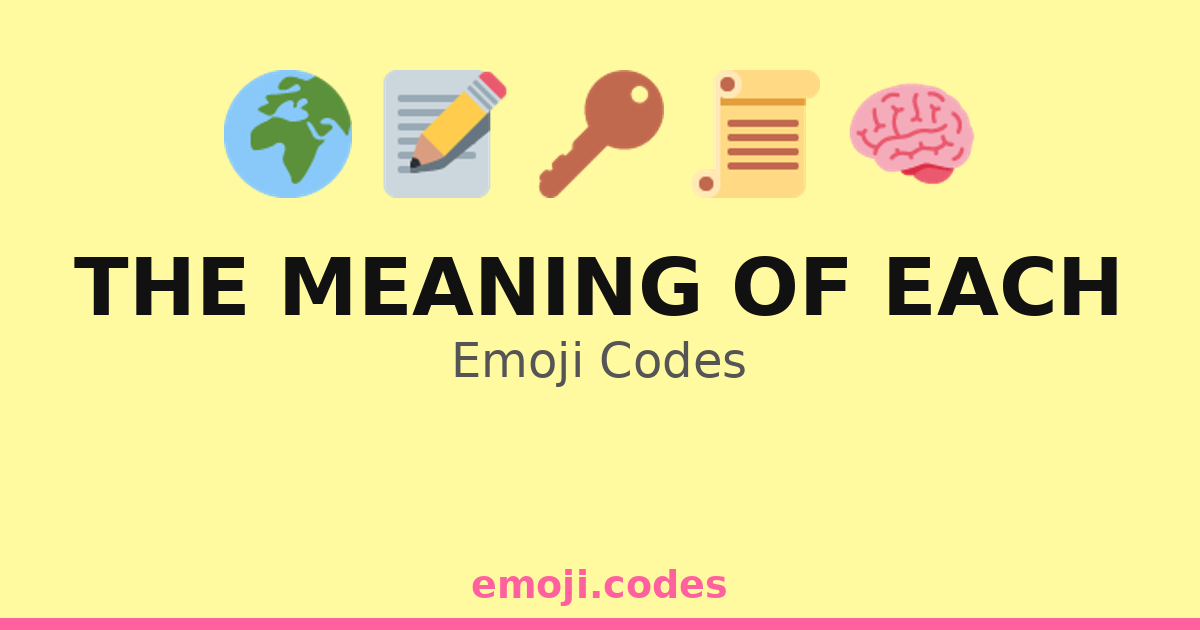 The Meaning Of Each Emoji Codes ππππ β 191 Combinations to Copy & Paste