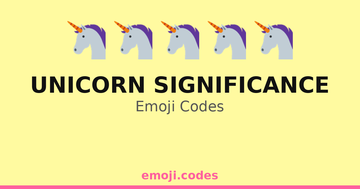 Unicorn Significance Emoji Codes 🌈🦄🌊 — 150 Combinations to Copy & Paste