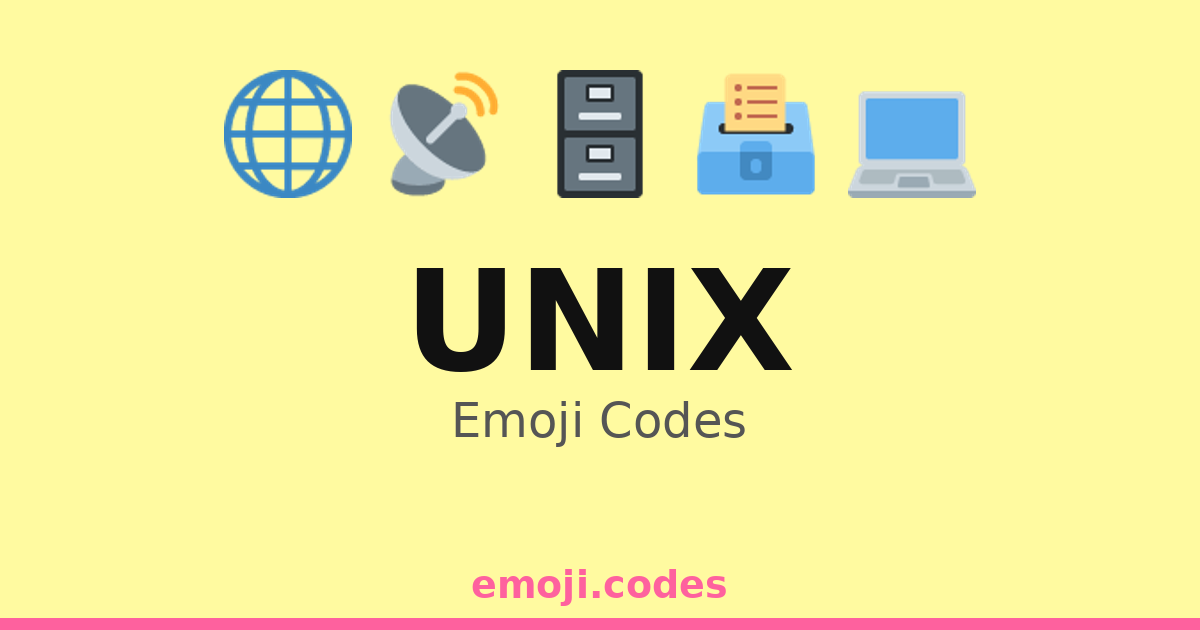 Unix Emoji Codes ππΎπ β 211 Combinations to Copy & Paste