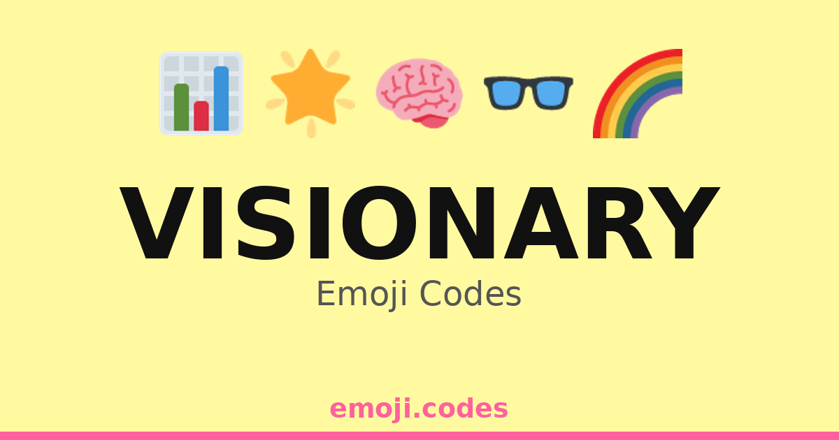 Visionary Emoji Codes 🌅🚀🌌 — 130 Combinations to Copy & Paste