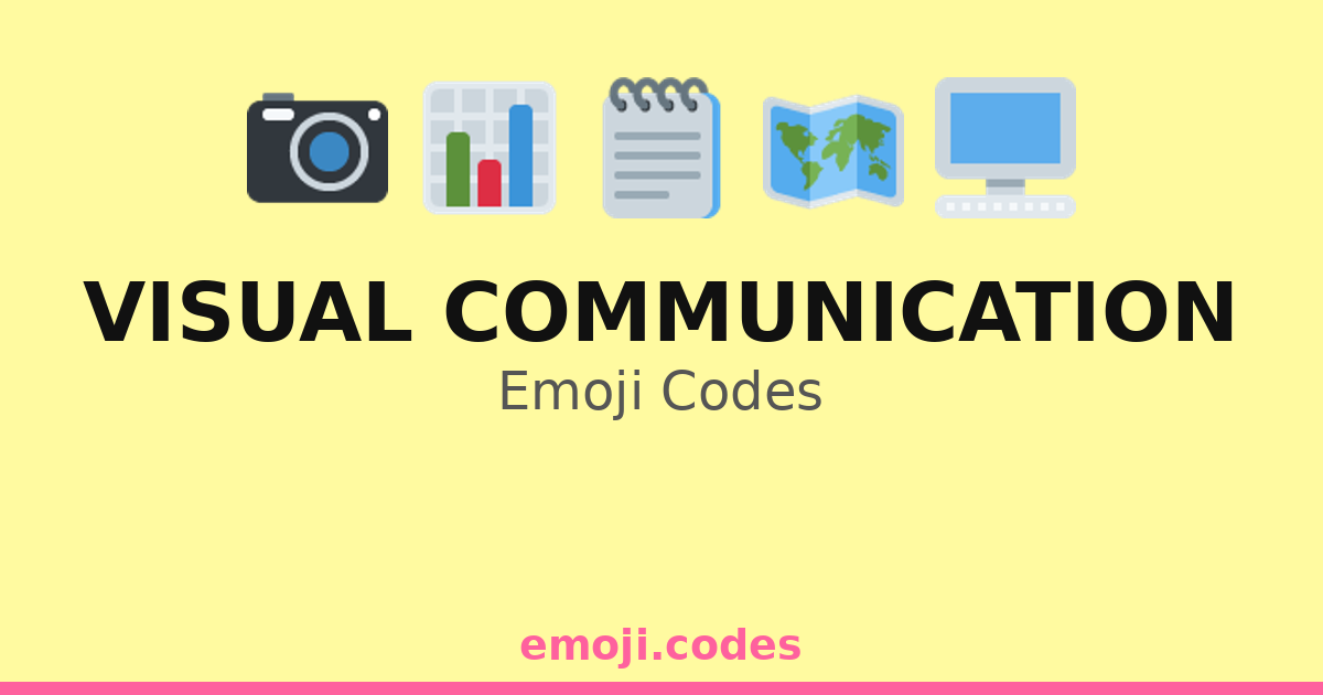 Visual Communication Emoji Codes 📊📉📈📈 — 253 Combinations to Copy & Paste
