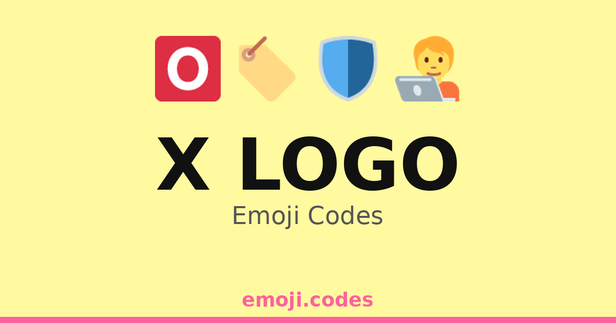 X Logo Emoji Codes π
ΎοΈπ² β 4 Combinations to Copy & Paste